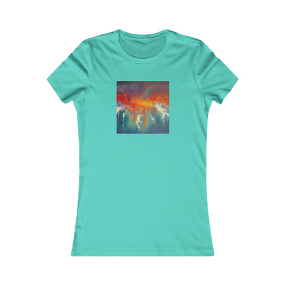 Fluxonite Crystal - Chemistry, Abstractly - Ladies' Cut Tee