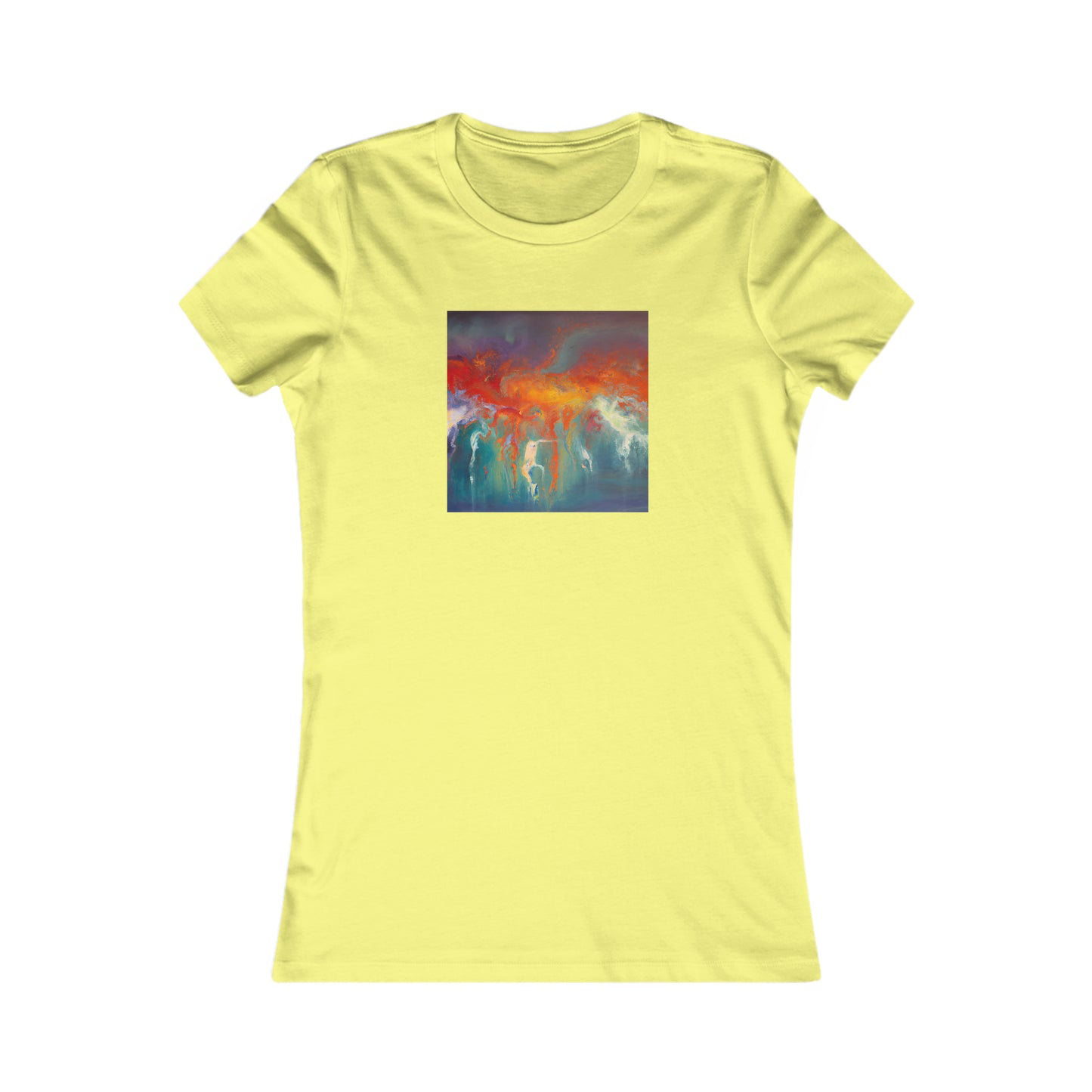 Fluxonite Crystal - Chemistry, Abstractly - Ladies' Cut Tee