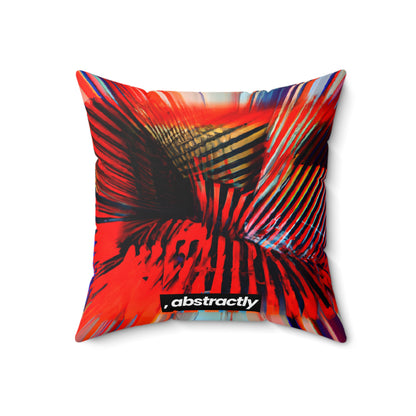 Oliver Maddox - Air Resistance Force, Abstractly - Faux Suede Throw Pillow