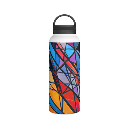 Felix Thornton - Gravity Force, Abstractly - Stainless Steel Water Bottle