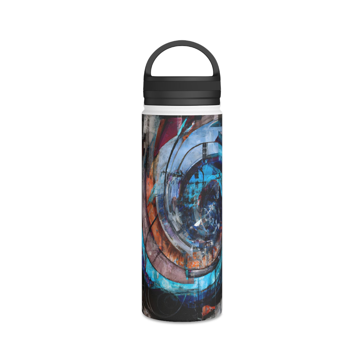 Rose Strauss - Gravity Force, Abstractly - Stainless Steel Water Bottle