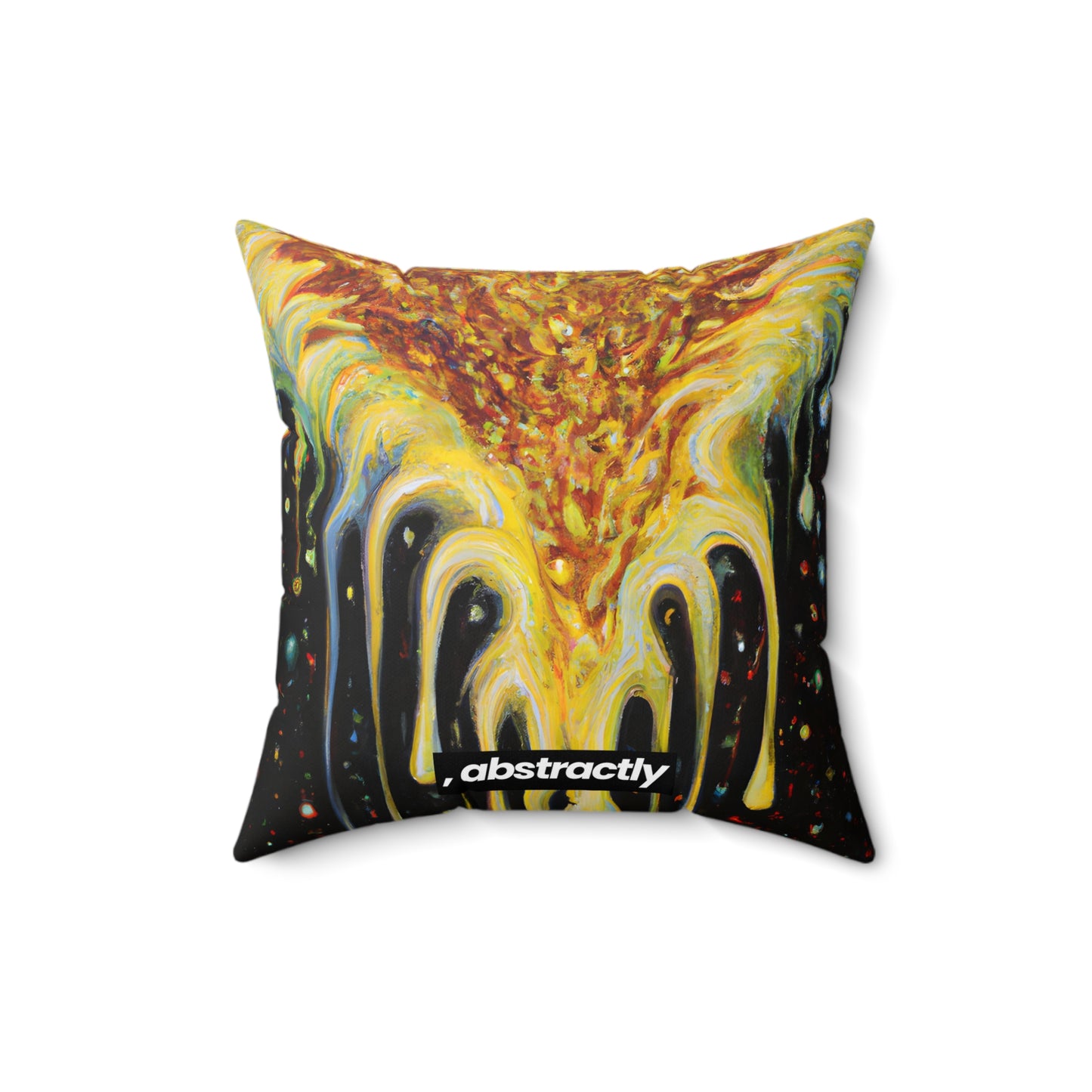 Shoadium Fluxite - Chemistry, Abstractly - Faux Suede Throw Pillow