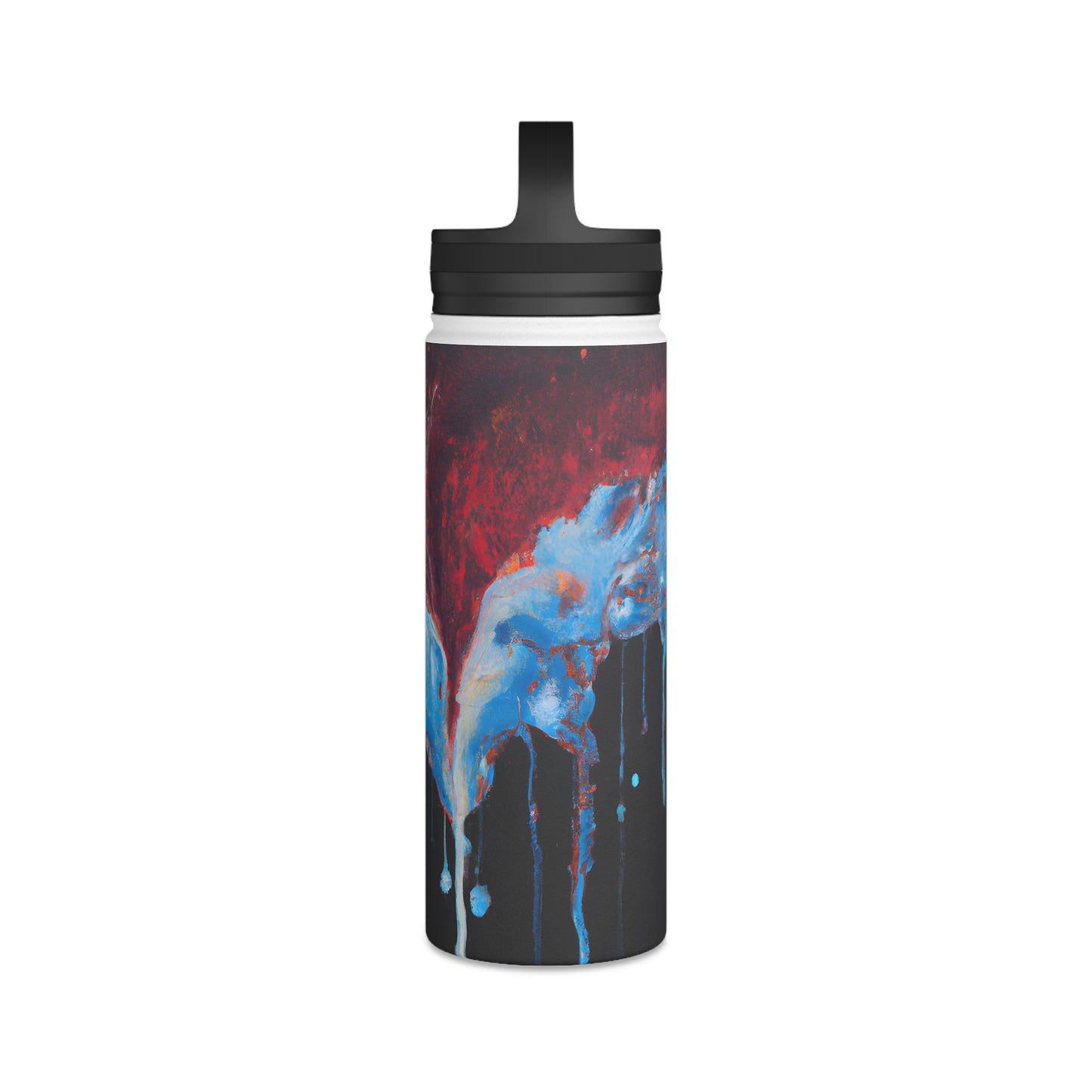 Quantum Quicksilver Crystal - Chemistry, Abstractly - Stainless Steel Water Bottle