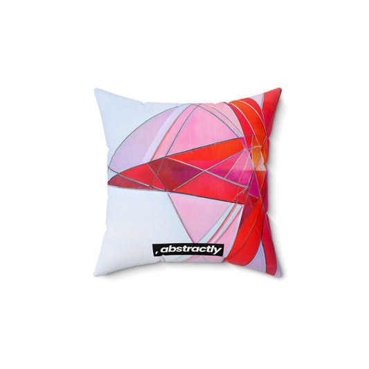 Valerie Radcliffe - Air Resistance Force, Abstractly - Faux Suede Throw Pillow