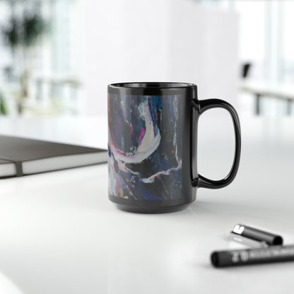 Lumina Etherium - Chemistry, Abstractly - Black Ceramic Mug 15oz