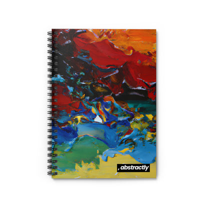 Polarisite Crystals - Chemistry, Abstractly - Spiral Notebook