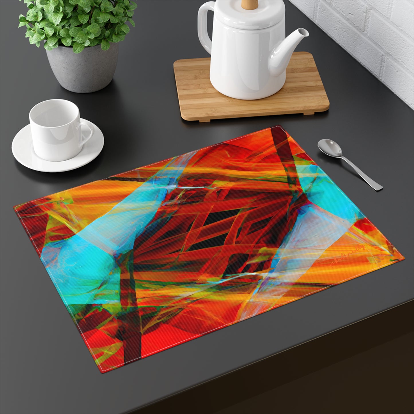 Clara Beckett - Electromagnetic Force, Abstractly - Placemat