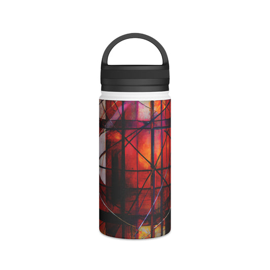 Valeria Delgado - Strong Force, Abstractly - Stainless Steel Water Bottle