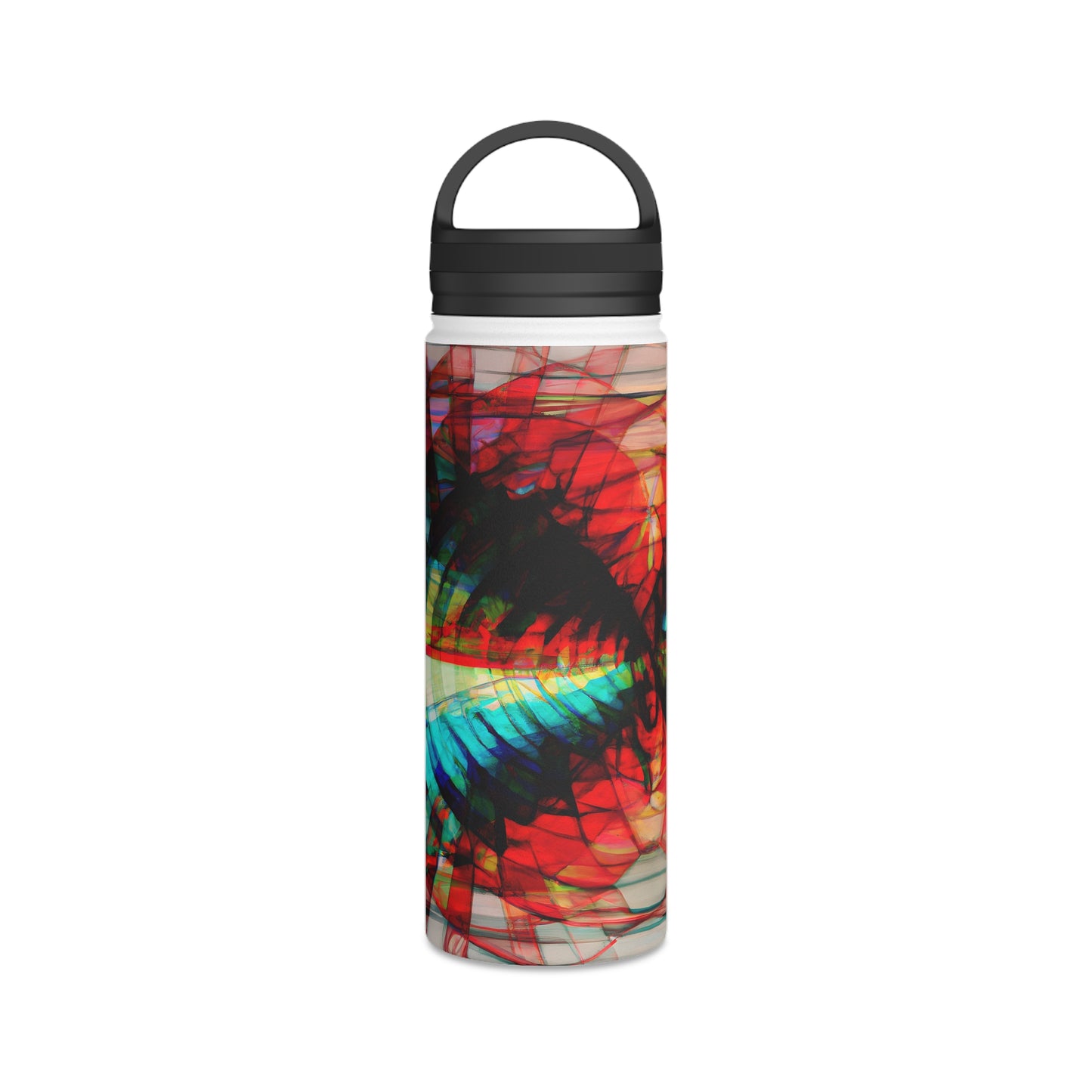 Yulia Sparks - Electromagnetic Force, Abstractly - Stainless Steel Water Bottle