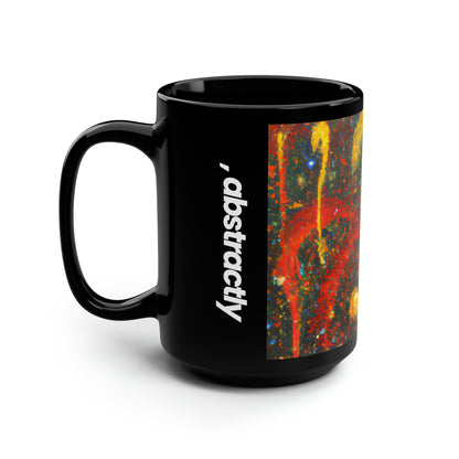 Aeronite Alloy - Chemistry, Abstractly - Black Ceramic Mug 15oz