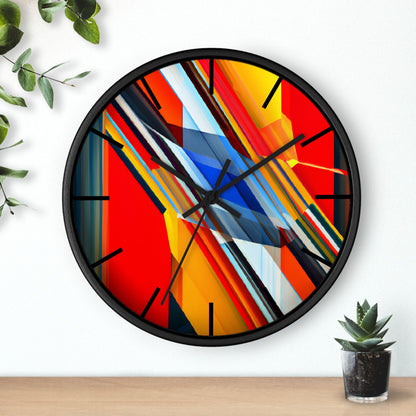 Joshua Fiedler - Air Resistance Force, Abstractly - Wall Clock