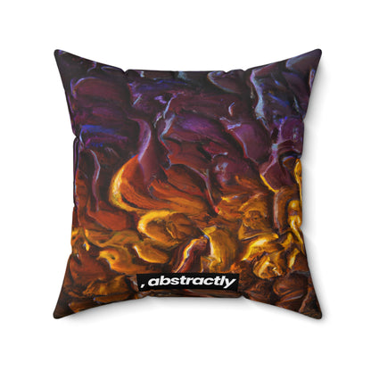 Galactonium Oxide - Chemistry, Abstractly - Faux Suede Throw Pillow