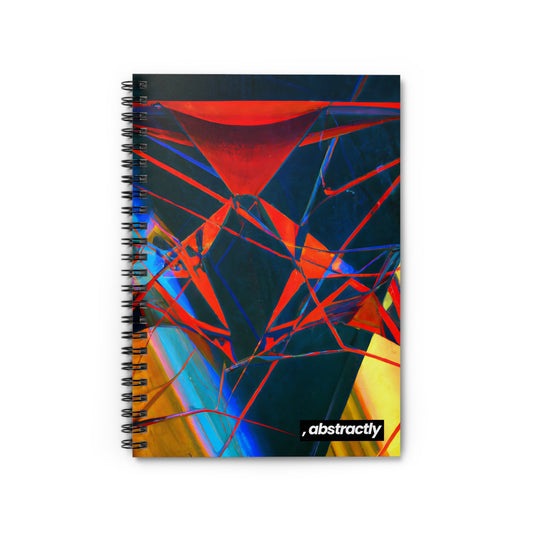 Victoria Bennet - Magnetic Force, Abstractly - Spiral Notebook