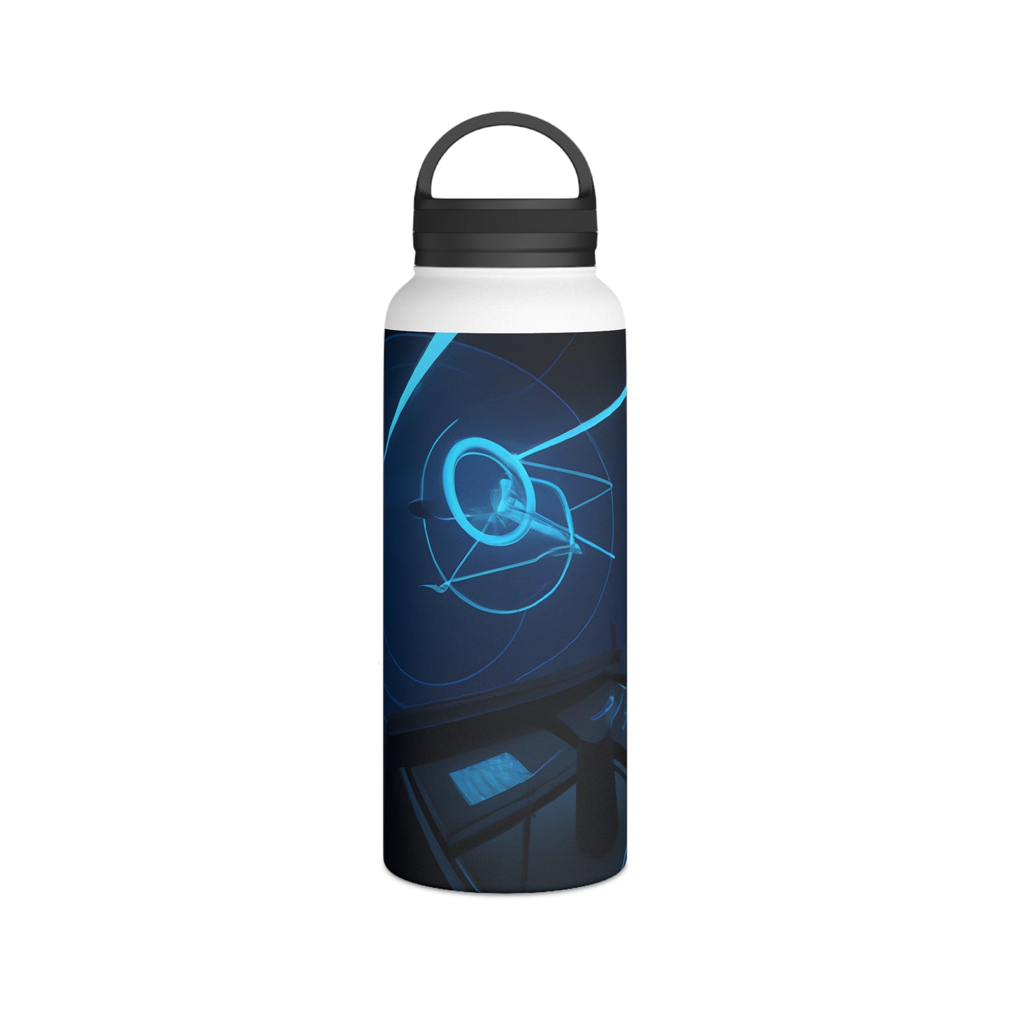 Vanguard Intellect - Debit, Abstractly - Stainless Steel Water Bottle