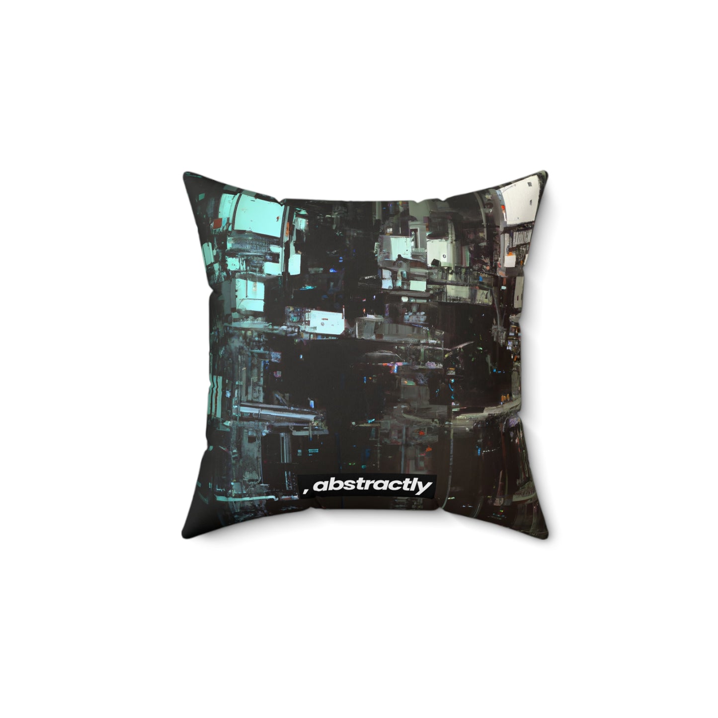 Pinnacle Finance - Capital, Abstractly - Faux Suede Throw Pillow