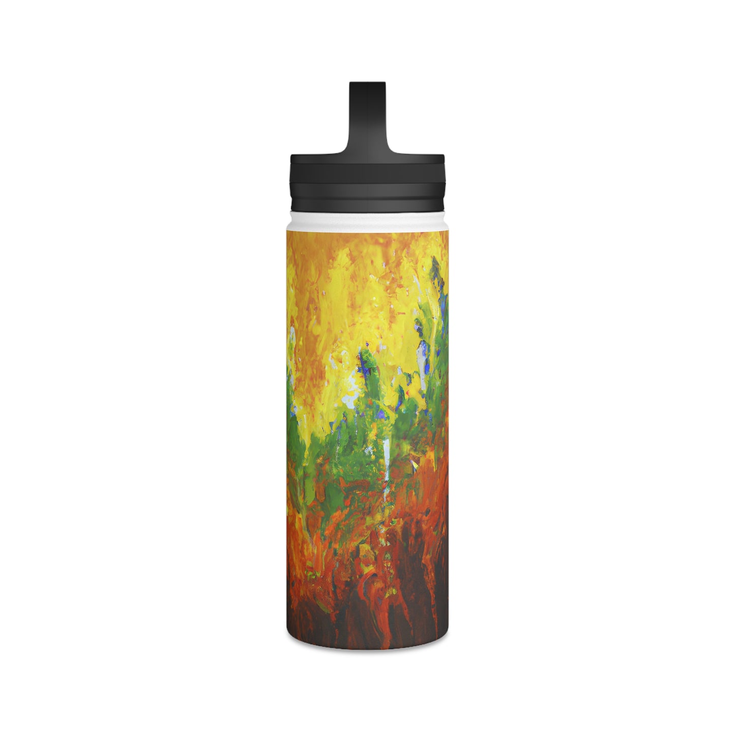 Frigivenium Crystal - Chemistry, Abstractly - Stainless Steel Water Bottle