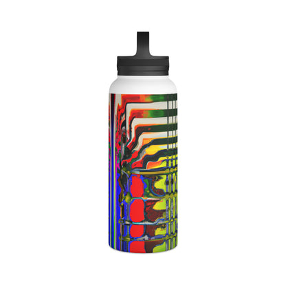 Leonardo Winterbourne - Strong Force, Abstractly - Stainless Steel Water Bottle