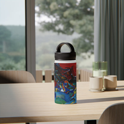 Polarisite Crystals - Chemistry, Abstractly - Stainless Steel Water Bottle