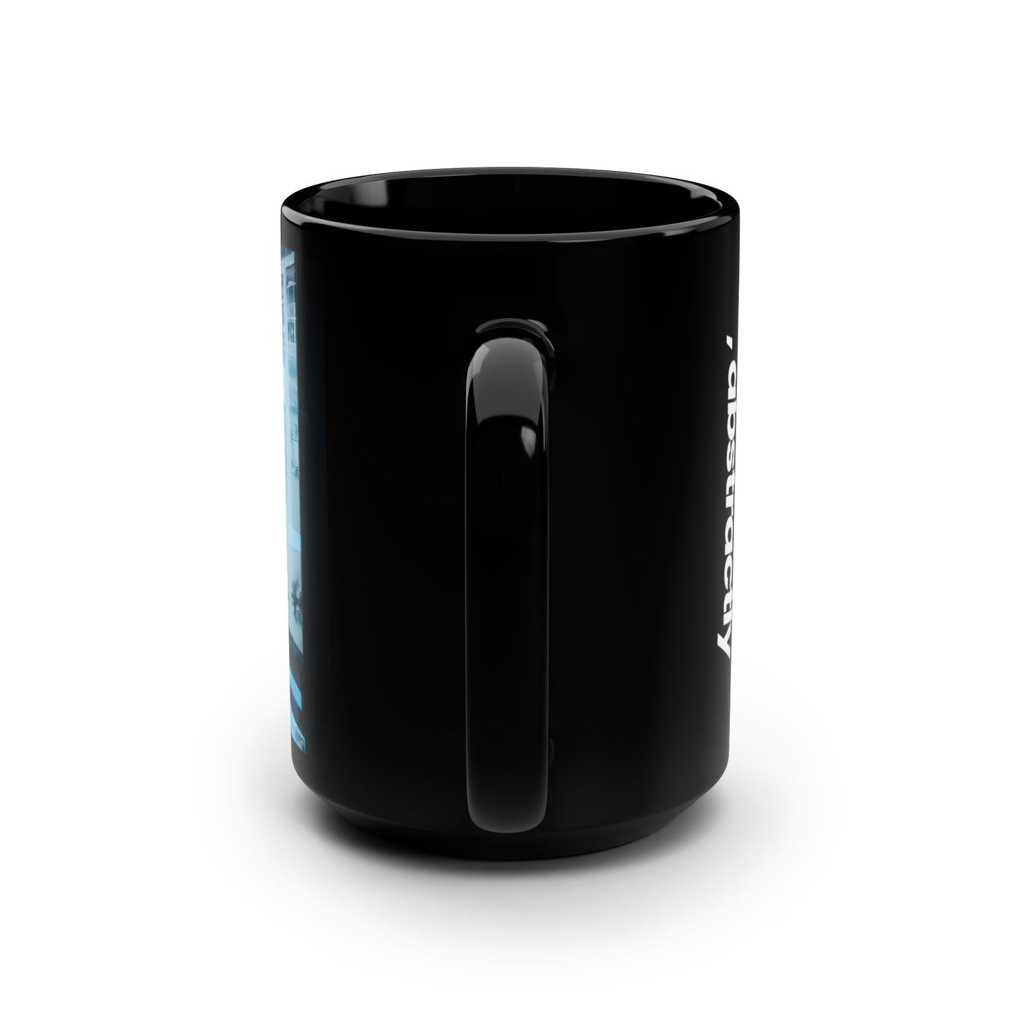 Silver Crest Financial - Debit, Abstractly - Black Ceramic Mug 15oz