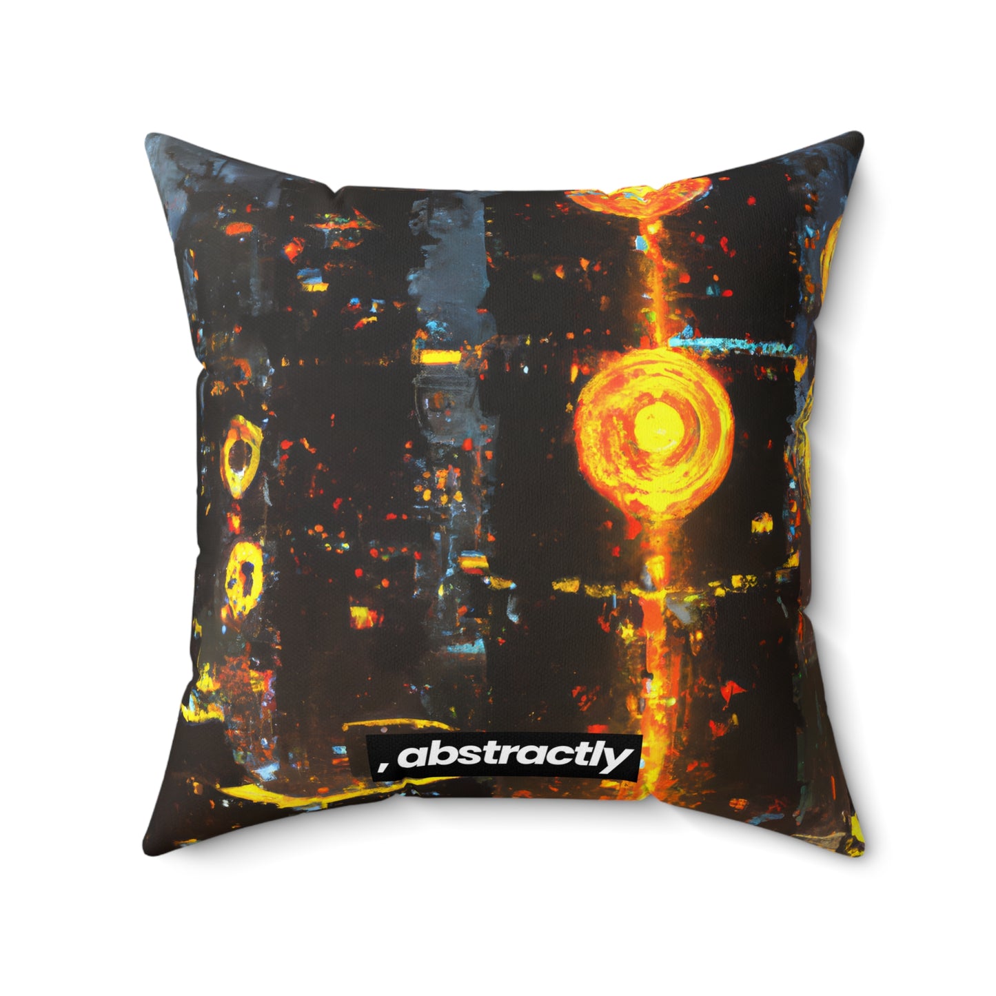 Vertex Capital - Equity, Abstractly - Faux Suede Throw Pillow