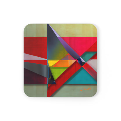 Thomas Sanderson - Friction Force, Abstractly - Corkwood Coaster Set of 4