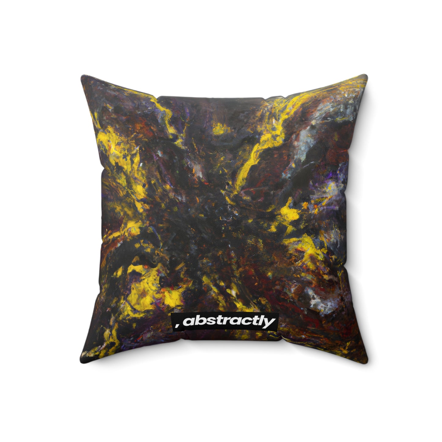 Lebeau Plasmaite - Chemistry, Abstractly - Faux Suede Throw Pillow