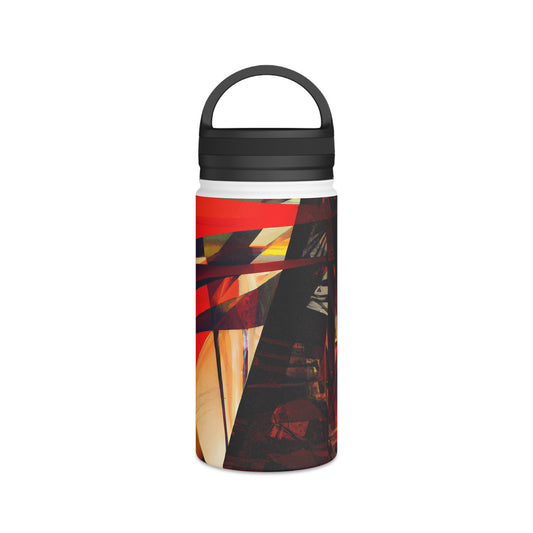 Miles Jefferson - Electromagnetic Force, Abstractly - Stainless Steel Water Bottle