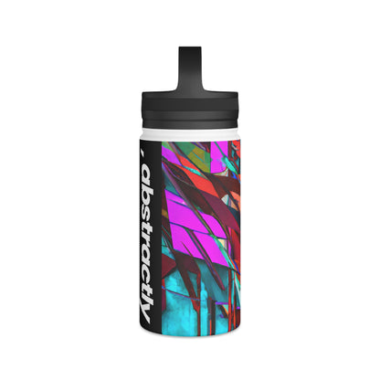 Iris Leonard - Electric Force, Abstractly - Stainless Steel Water Bottle