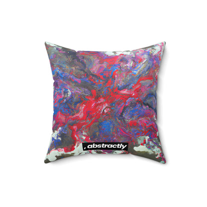 Adalbertonium Fluxide - Chemistry, Abstractly - Faux Suede Throw Pillow