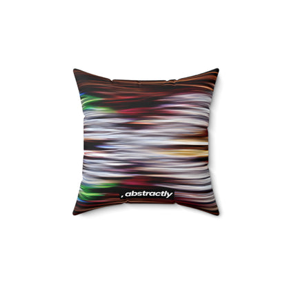 Victor Kienzle - Spring Force, Abstractly - Faux Suede Throw Pillow