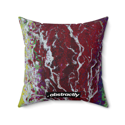 Azure Linxium - Chemistry, Abstractly - Faux Suede Throw Pillow