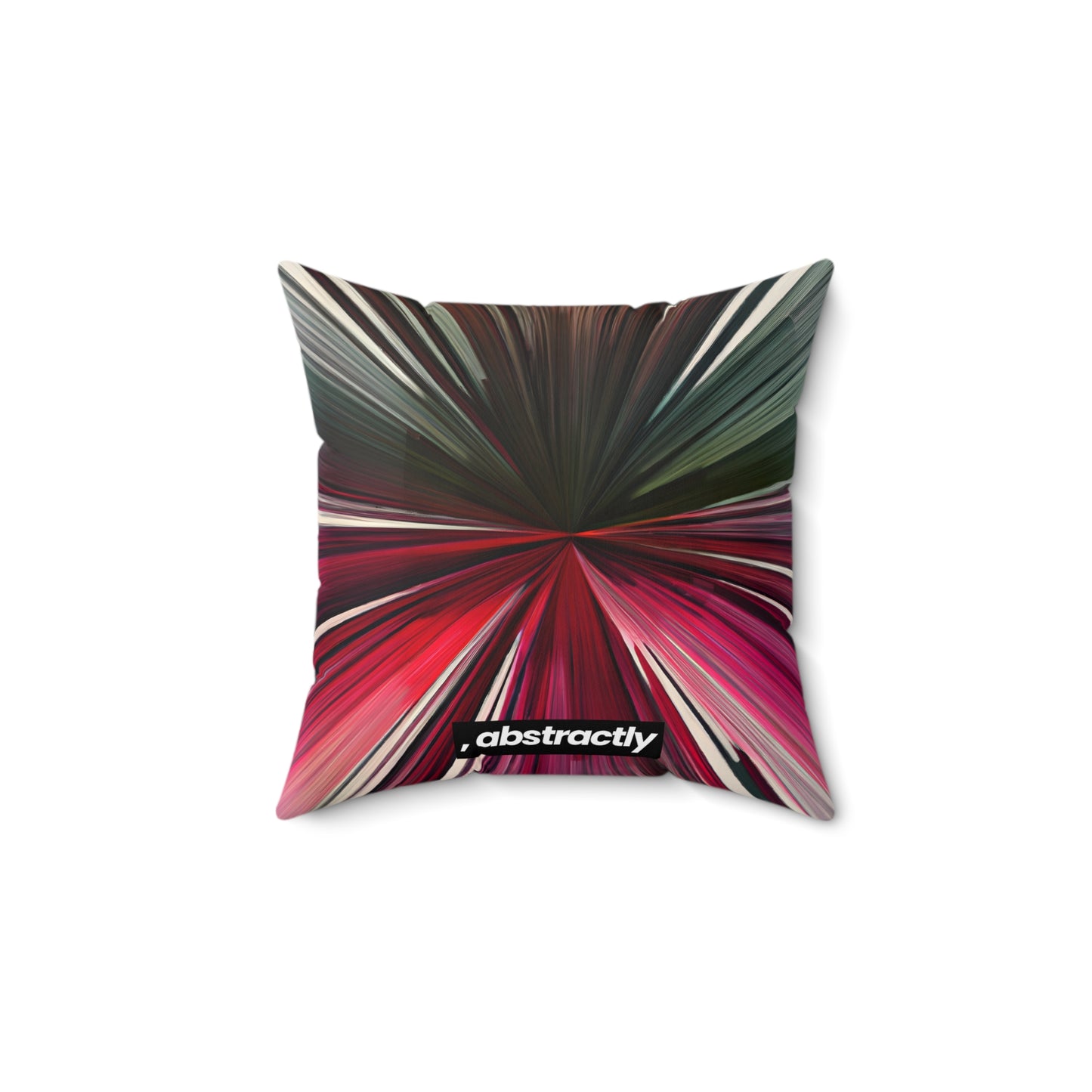 Lorenzo Mancini - Spring Force, Abstractly - Faux Suede Throw Pillow