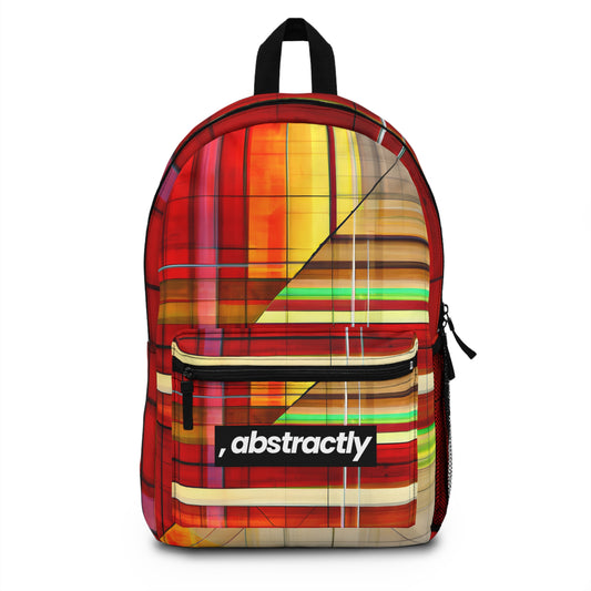 Evelyn Broadmore - Friction Force, Abstractly - Backpack