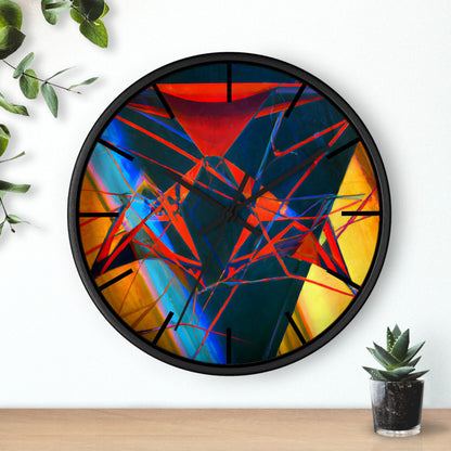 Victoria Bennet - Magnetic Force, Abstractly - Wall Clock