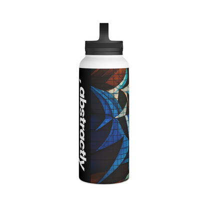 Janet Riggs - Applied Force, Abstractly - Stainless Steel Water Bottle