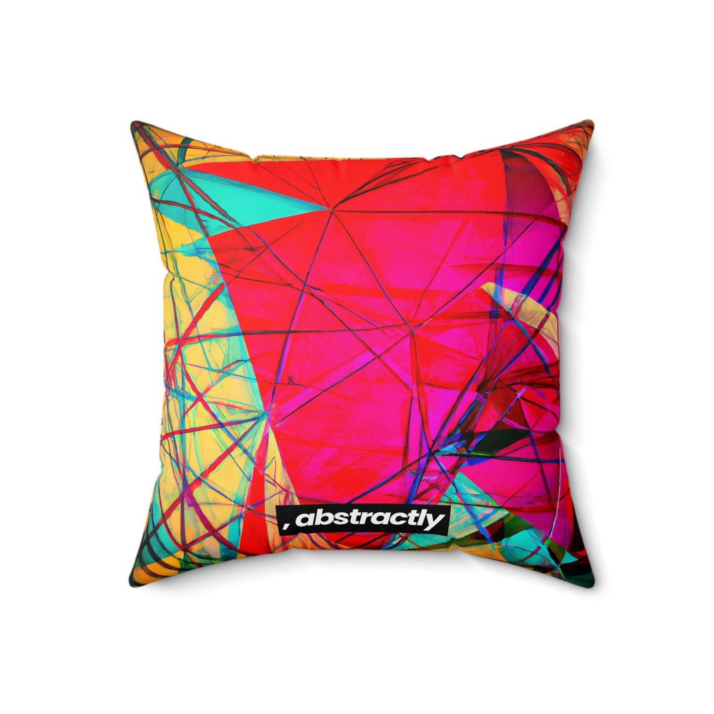 Esther Lombardi - Normal Force, Abstractly - Faux Suede Throw Pillow