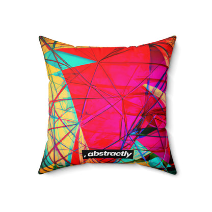 Esther Lombardi - Normal Force, Abstractly - Faux Suede Throw Pillow