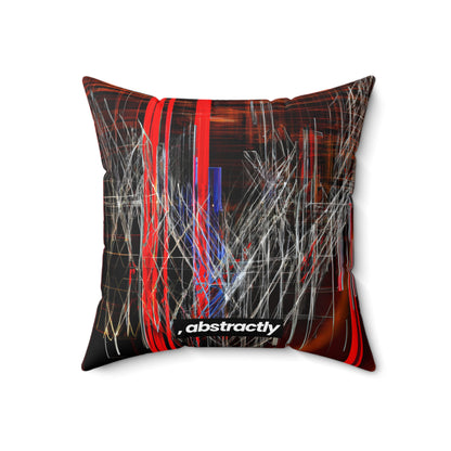 Walter Kleinberg - Strong Force, Abstractly - Faux Suede Throw Pillow