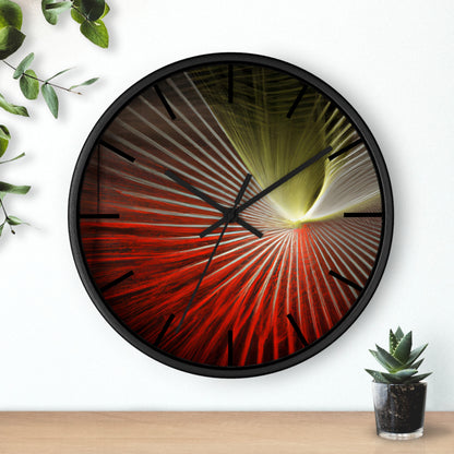 Beatrice Hawking - Spring Force, Abstractly - Wall Clock