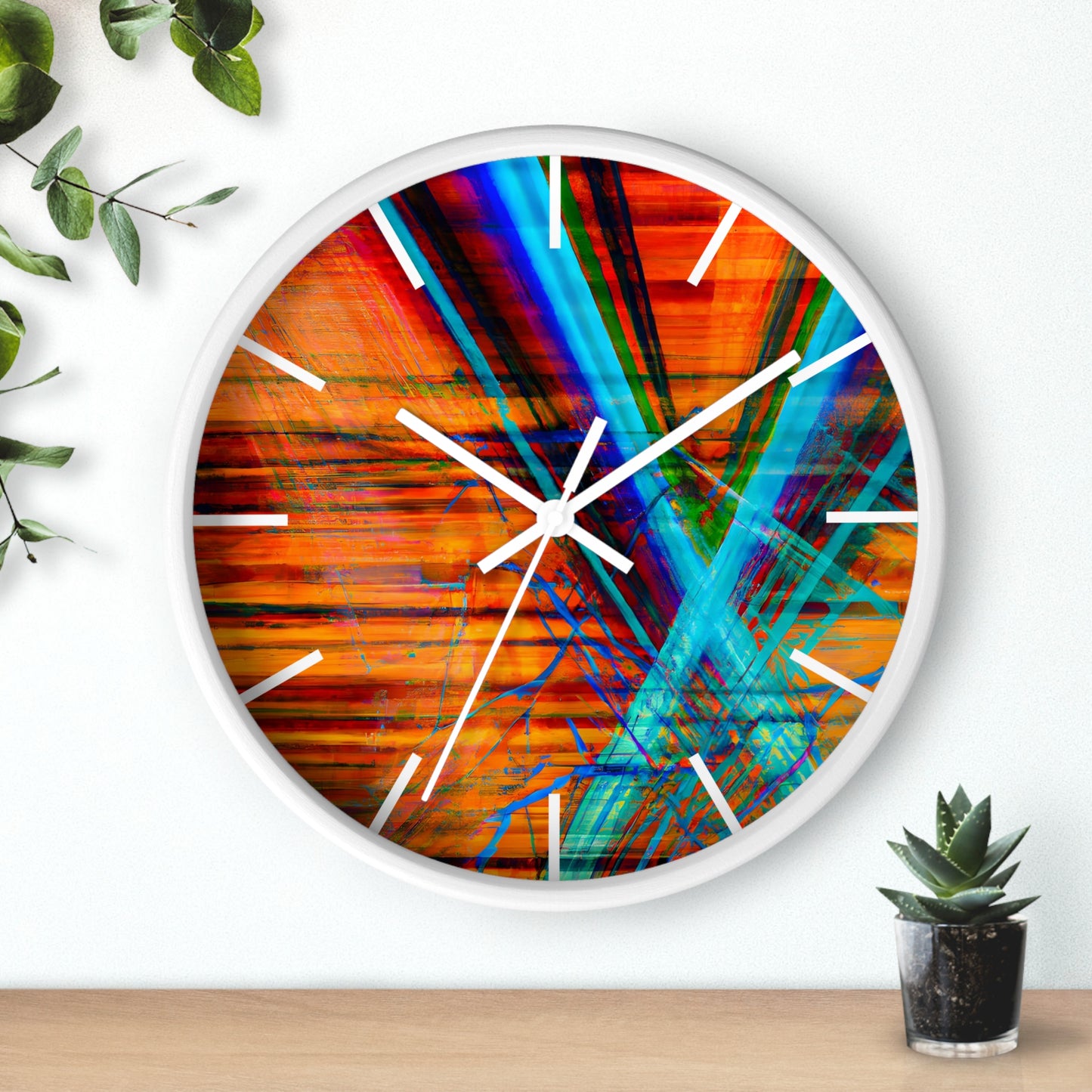 Anastasia Finkelstein - Electromagnetic Force, Abstractly - Wall Clock