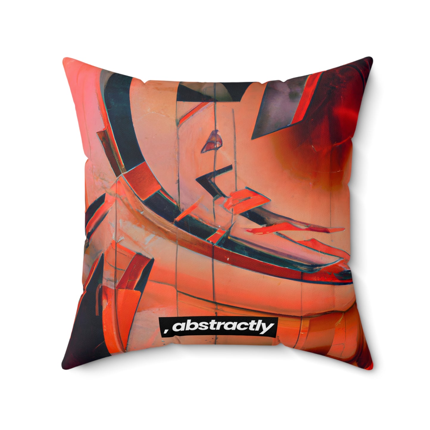 Caroline Adler - Weak Force, Abstractly - Faux Suede Throw Pillow