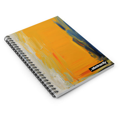 Pixeo Compound - Scandium, Abstractly - Spiral Notebook