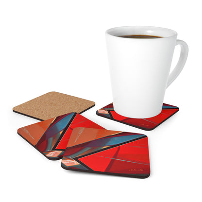 Victor Franklin - Normal Force, Abstractly - Corkwood Coaster Set of 4