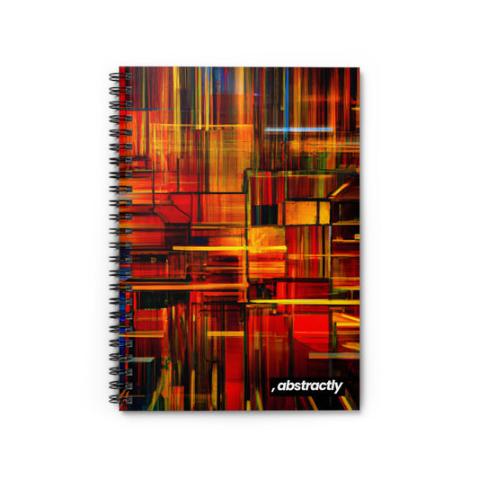 Charlotte Bingham - Electric Force, Abstractly - Spiral Notebook