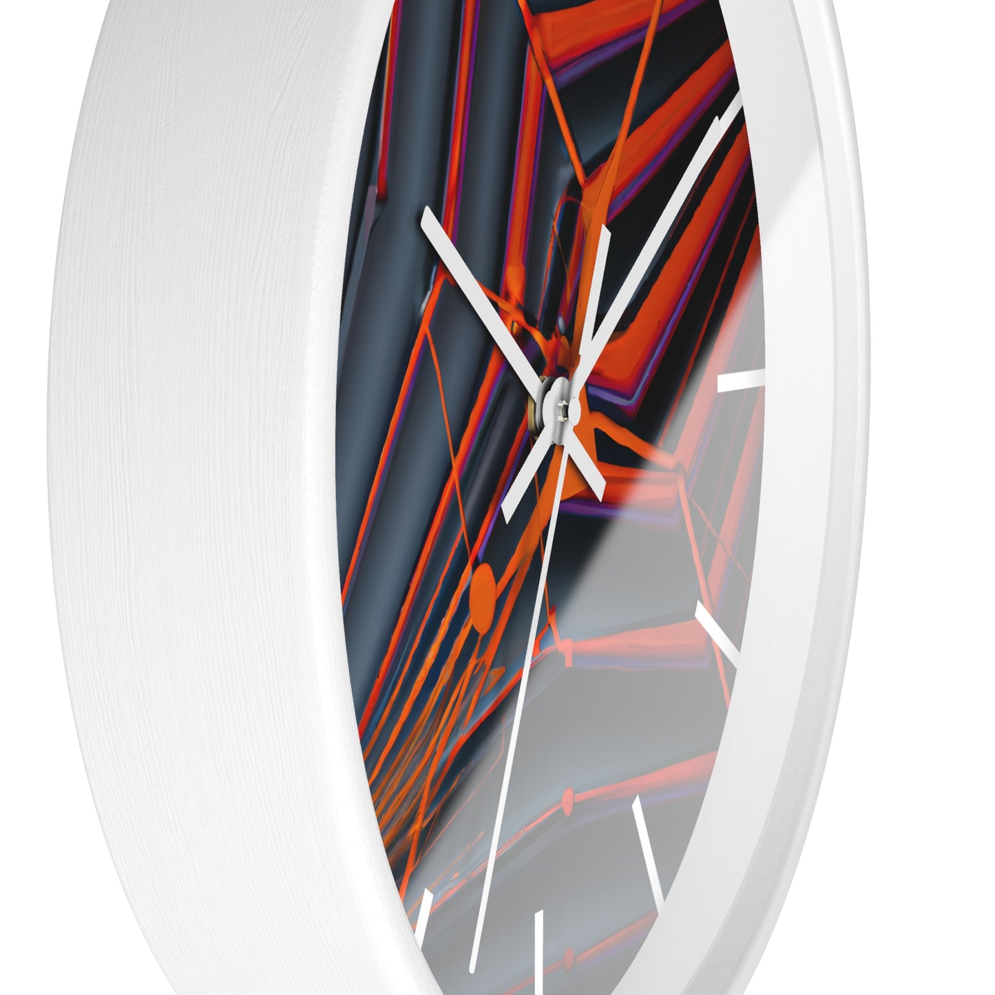 Marilyn Rothstein - Magnetic Force, Abstractly - Wall Clock