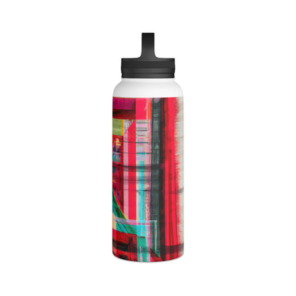 Mildred Hawking - Friction Force, Abstractly - Stainless Steel Water Bottle