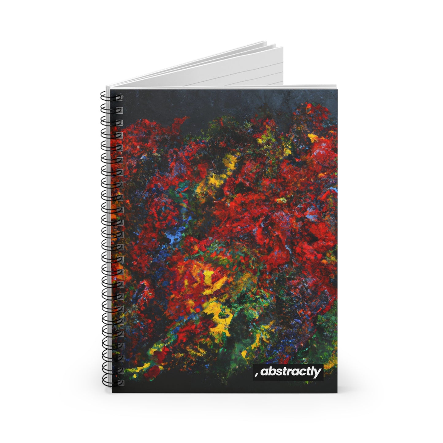 Frostfire Neonium - Chemistry, Abstractly - Spiral Notebook