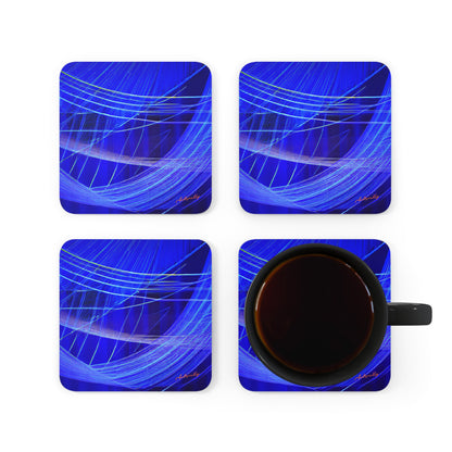 Harvey Pennington - Spring Force, Abstractly - Corkwood Coaster Set of 4