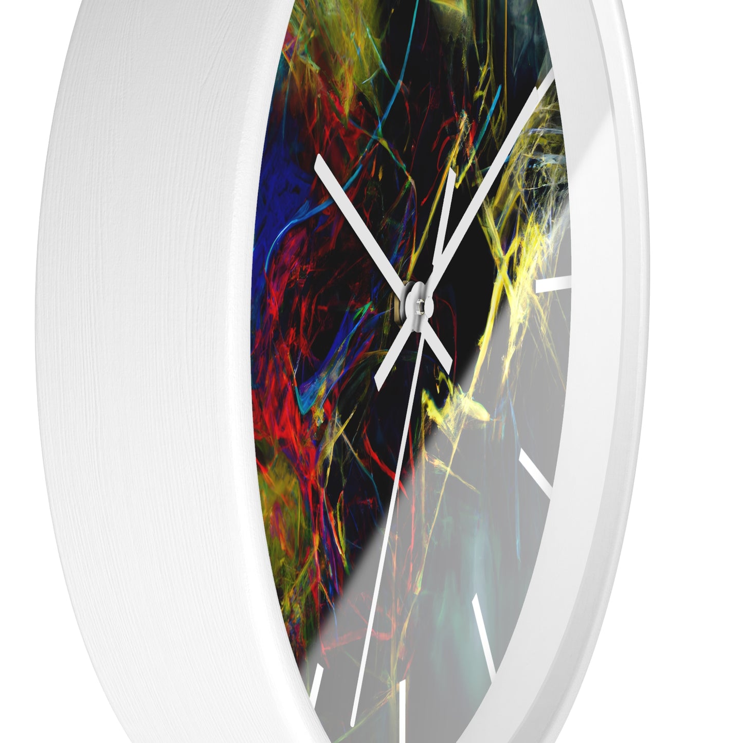 Connie Valdez - Electric Force, Abstractly - Wall Clock