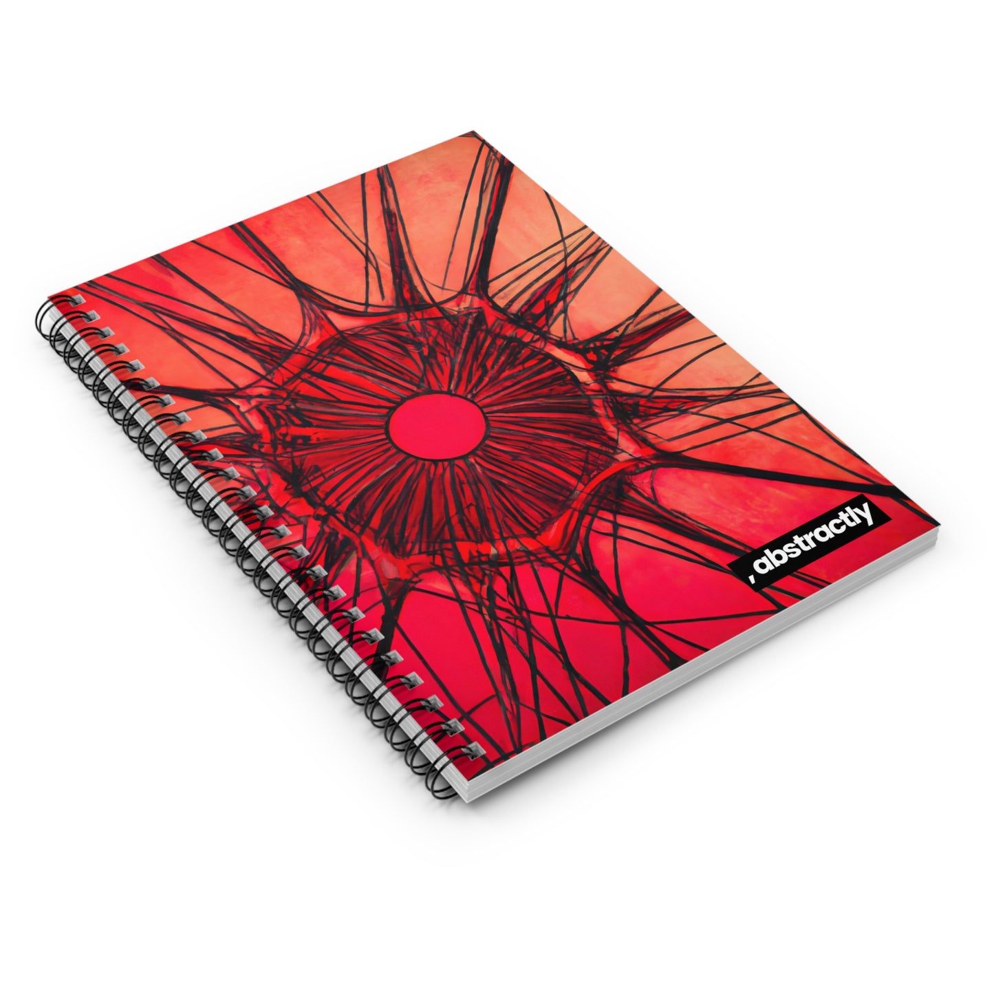 Elizabeth Rutherford - Magnetic Force, Abstractly - Spiral Notebook